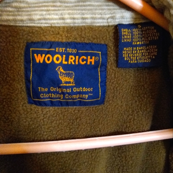 Woolrich Mens VTG Corduroy Lapel Single Breasted Fully Lined Two Pocket Jacket - Picture 3 of 9